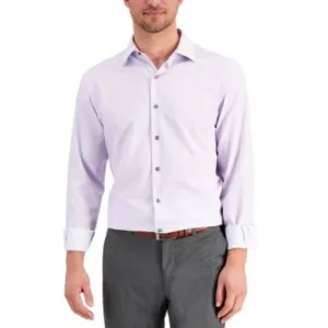 ALFANI Men's Geometric Print Dress Shirt, Lavender, NWT!