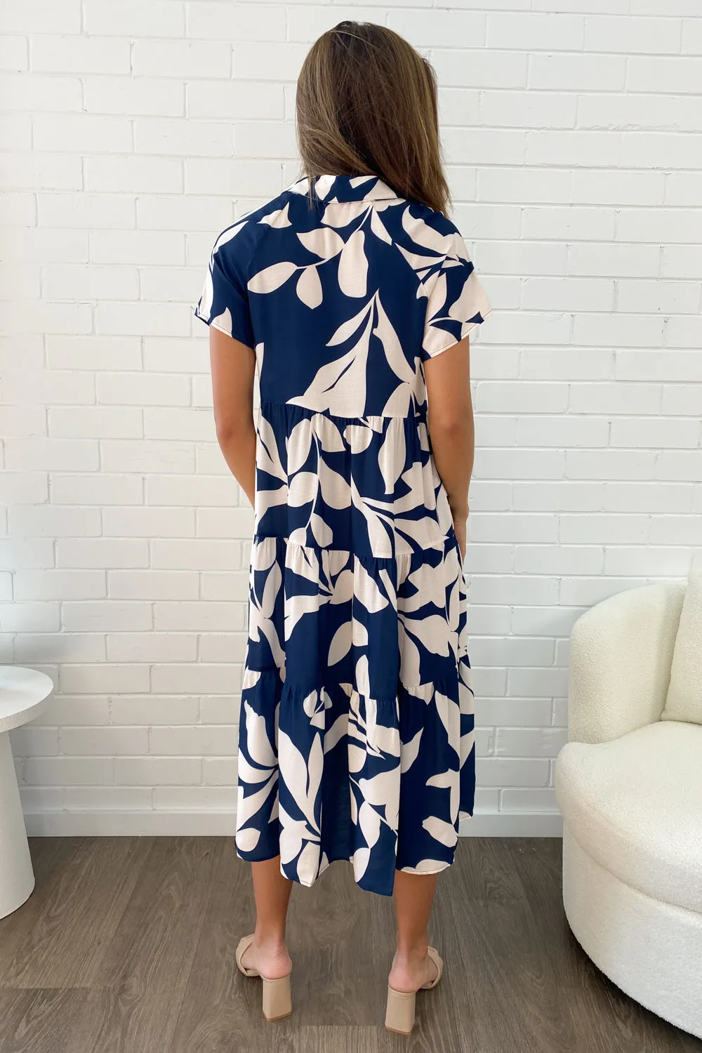 Alyssa Midi Print Dress