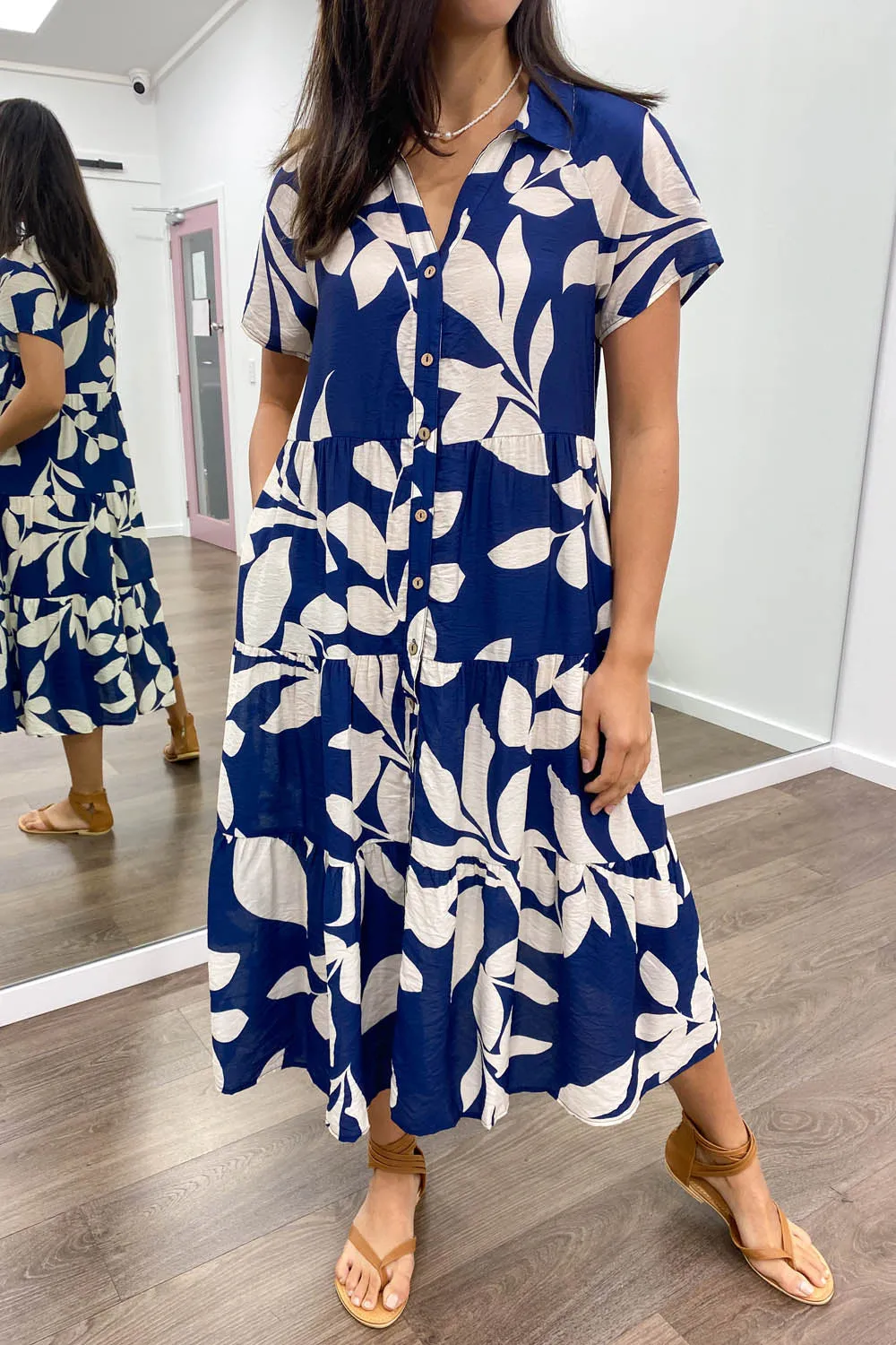 Alyssa Midi Print Dress