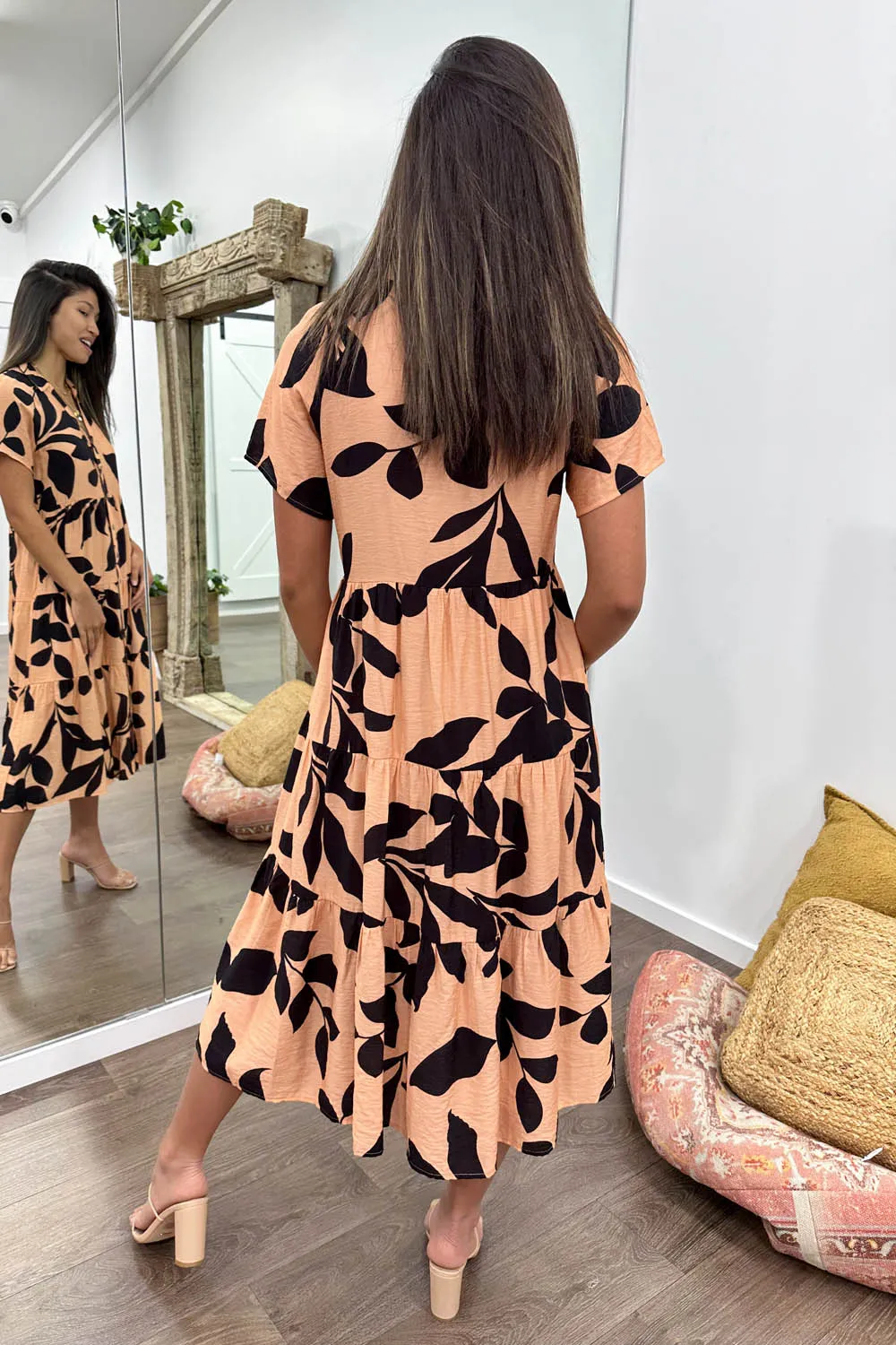 Alyssa Midi Print Dress