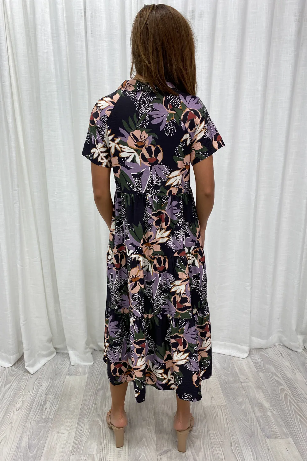 Alyssa Midi Print Dress