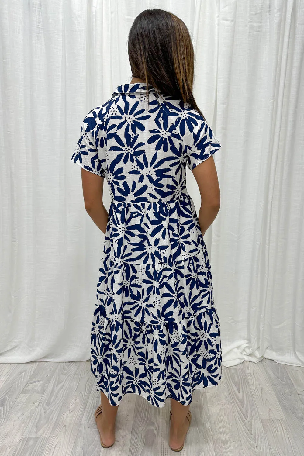 Alyssa Midi Print Dress