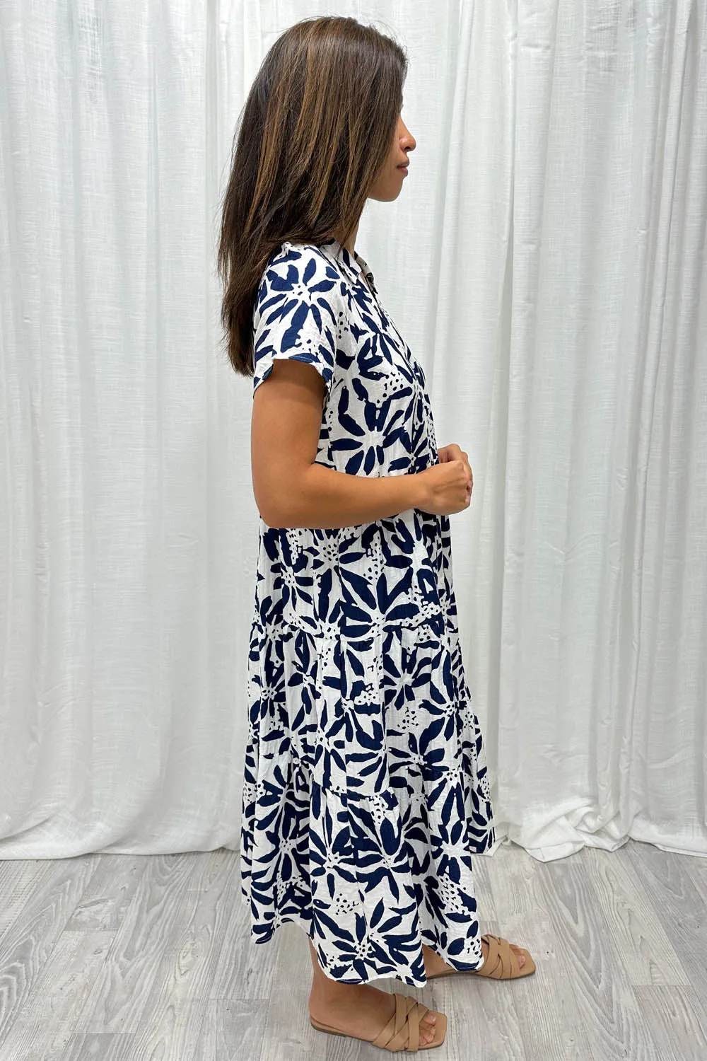 Alyssa Midi Print Dress