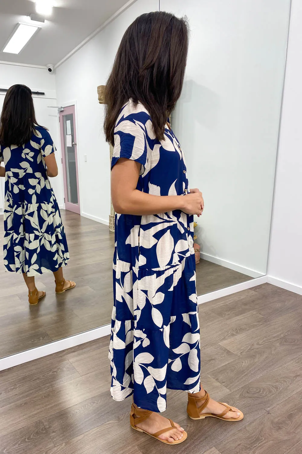 Alyssa Midi Print Dress