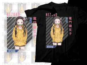 Anime Nezuko Graphic Design Png Digital Download