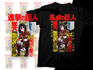 Attack on Titan Mikasa Ackerman Anime Design Png Digital Download