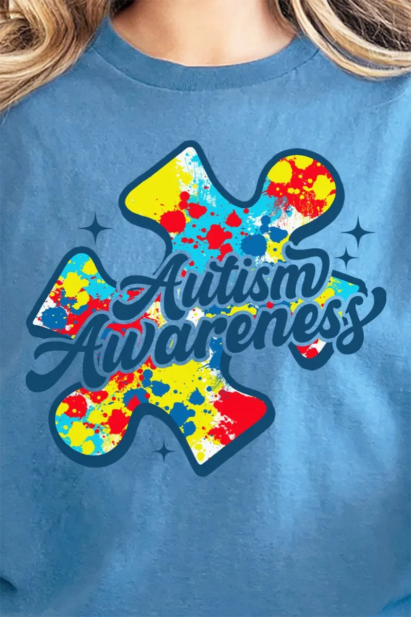 Autism Awareness Short Sleeve Relaxed Fit T-Shirt