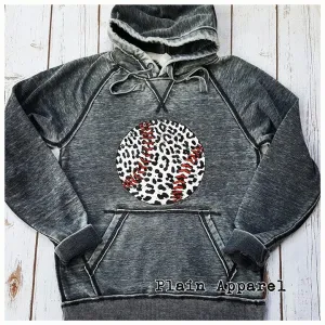 Baseball Leopard Hoodie