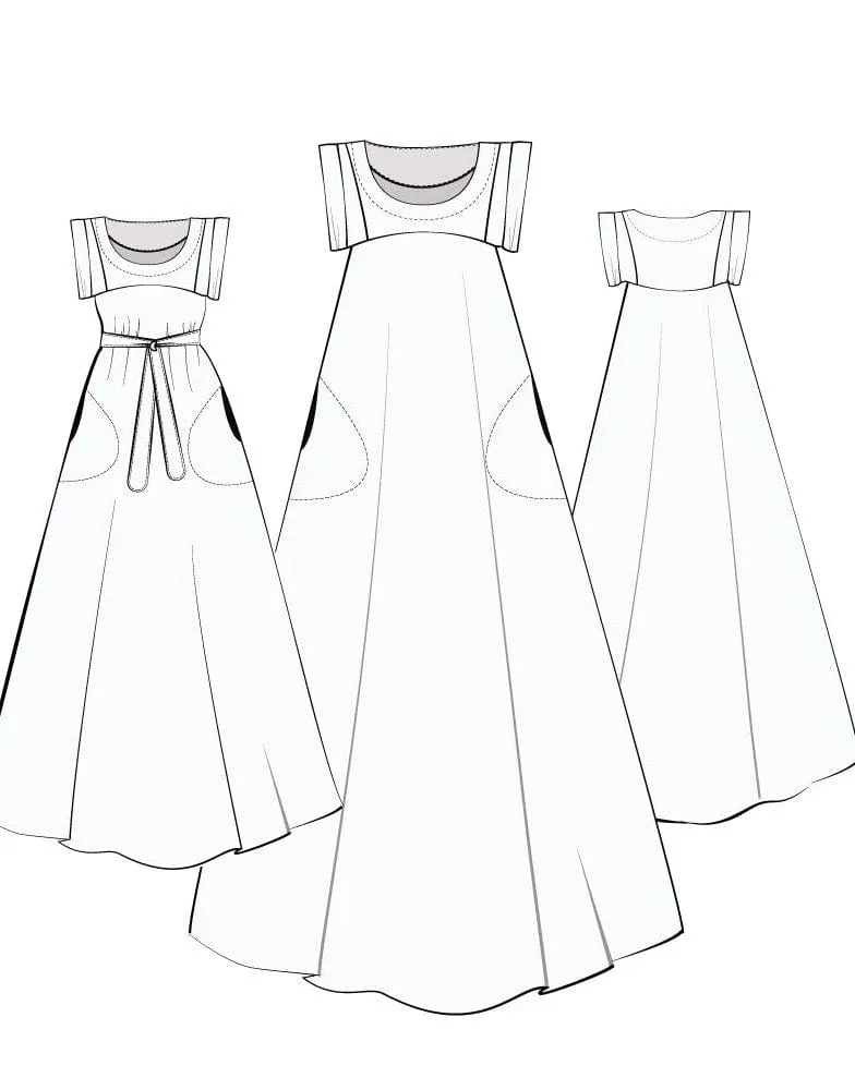 Celestial Dress Sewing Pattern, Pattern Fantastique