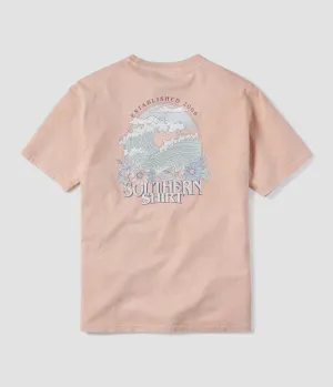 Chasing Waves Tee SS - Peach Fuzz