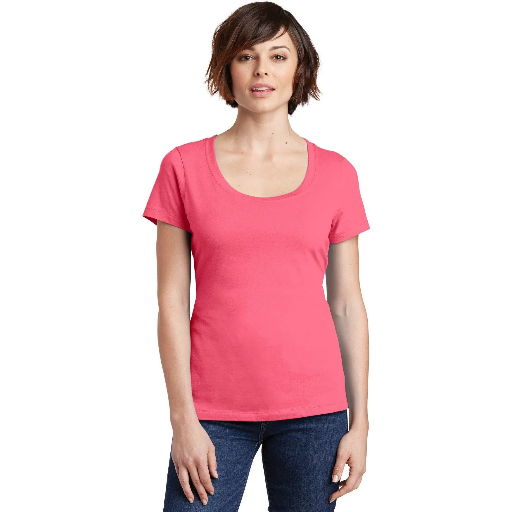 CLOSEOUT - District Women's Perfect Weight Scoop Tee