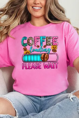 Coffee Loading Please Wait Short Sleeve Relaxed Fit T-Shirt