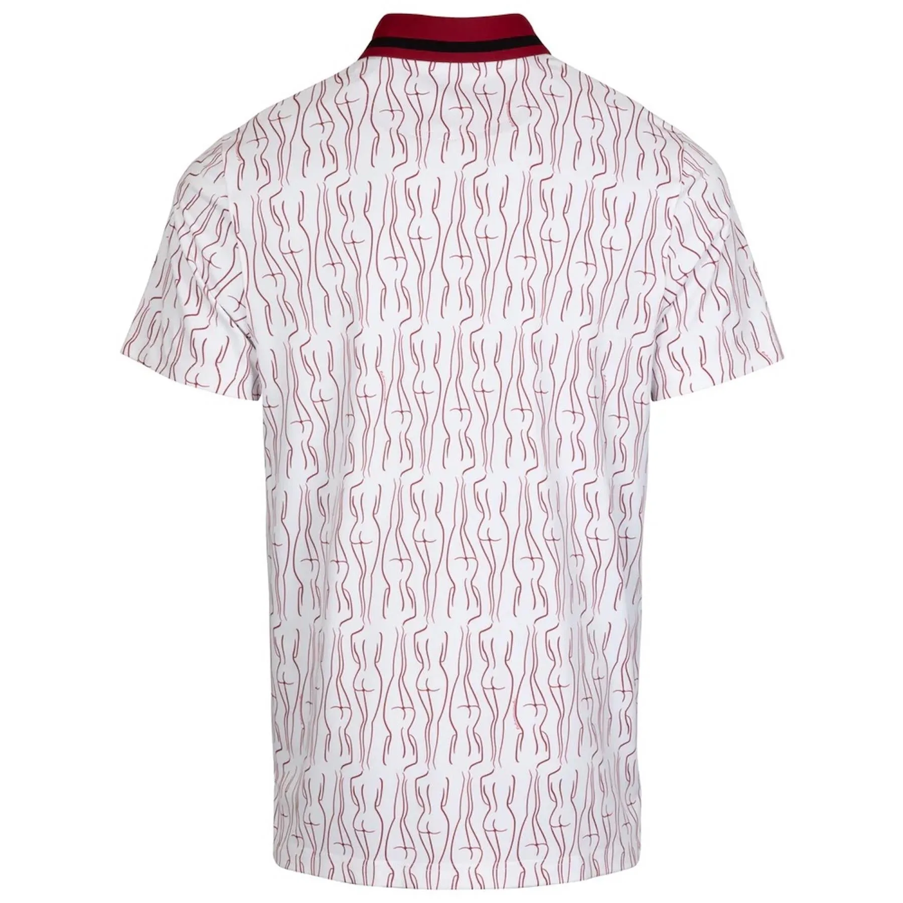 Eve Polo Rhubarb Print - AW24