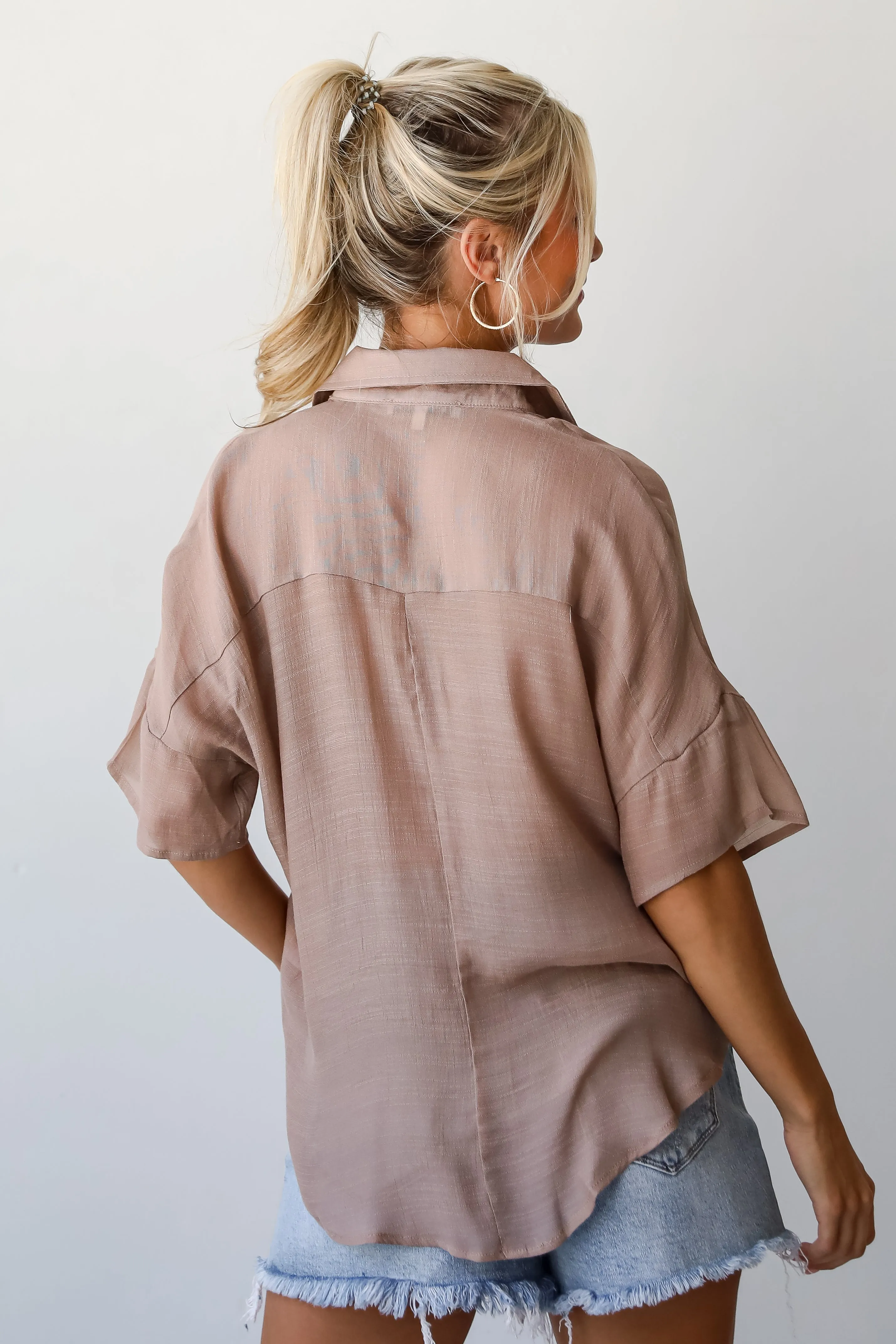 FINAL SALE - Enviable Poise Blouse - DU DEAL