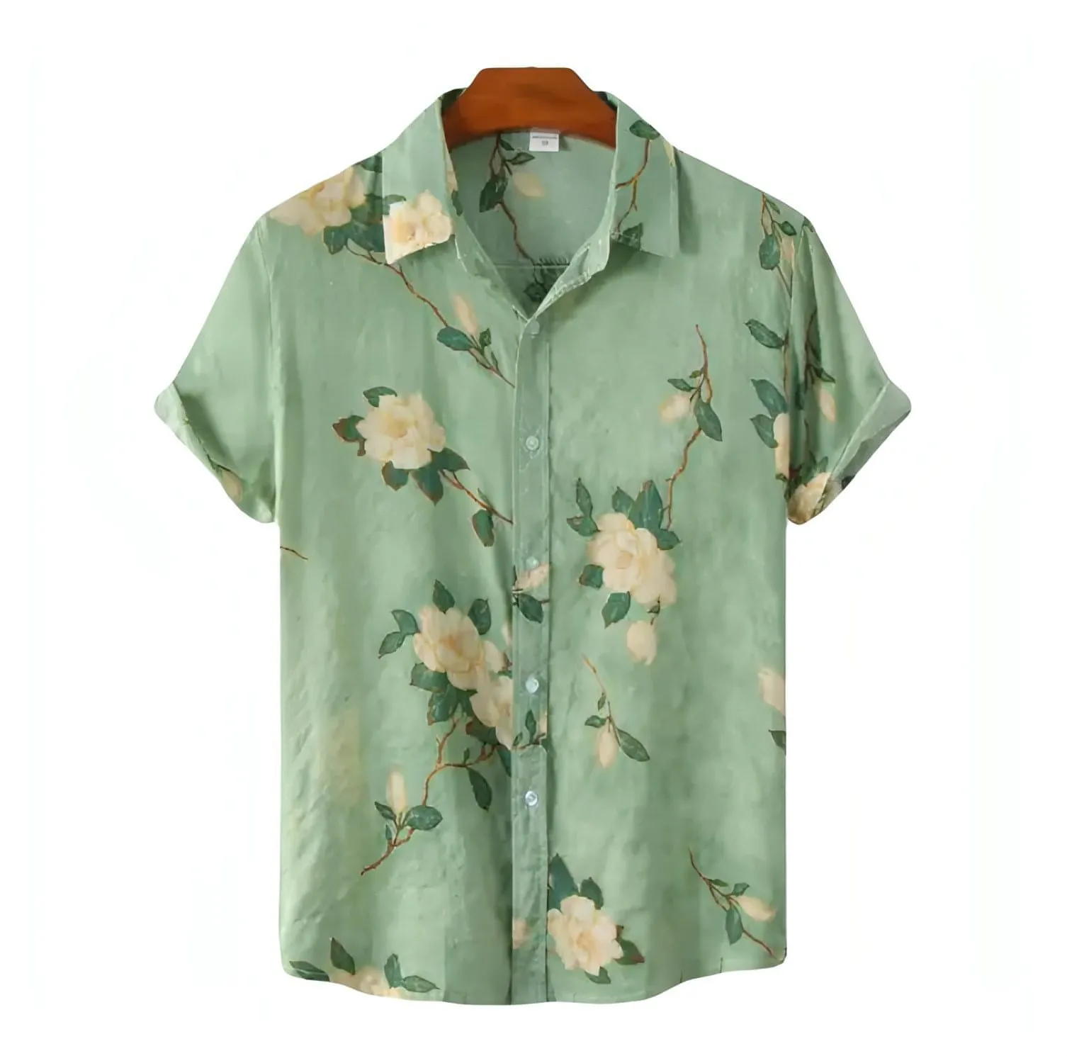 Flower button up shirt - Floral pattern shirts - Hawaiian shirts