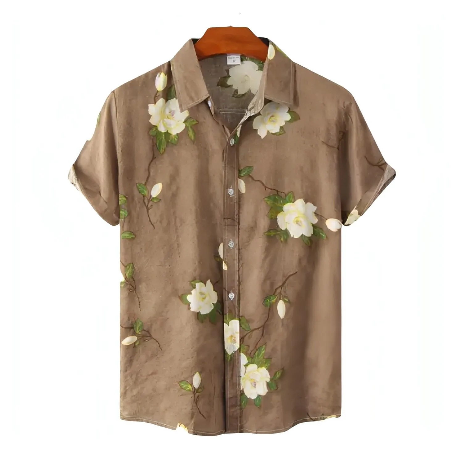 Flower button up shirt - Floral pattern shirts - Hawaiian shirts