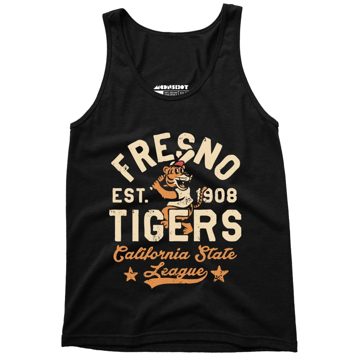 Fresno Tigers - California - Vintage Defunct Baseball Teams - Unisex Tank Top