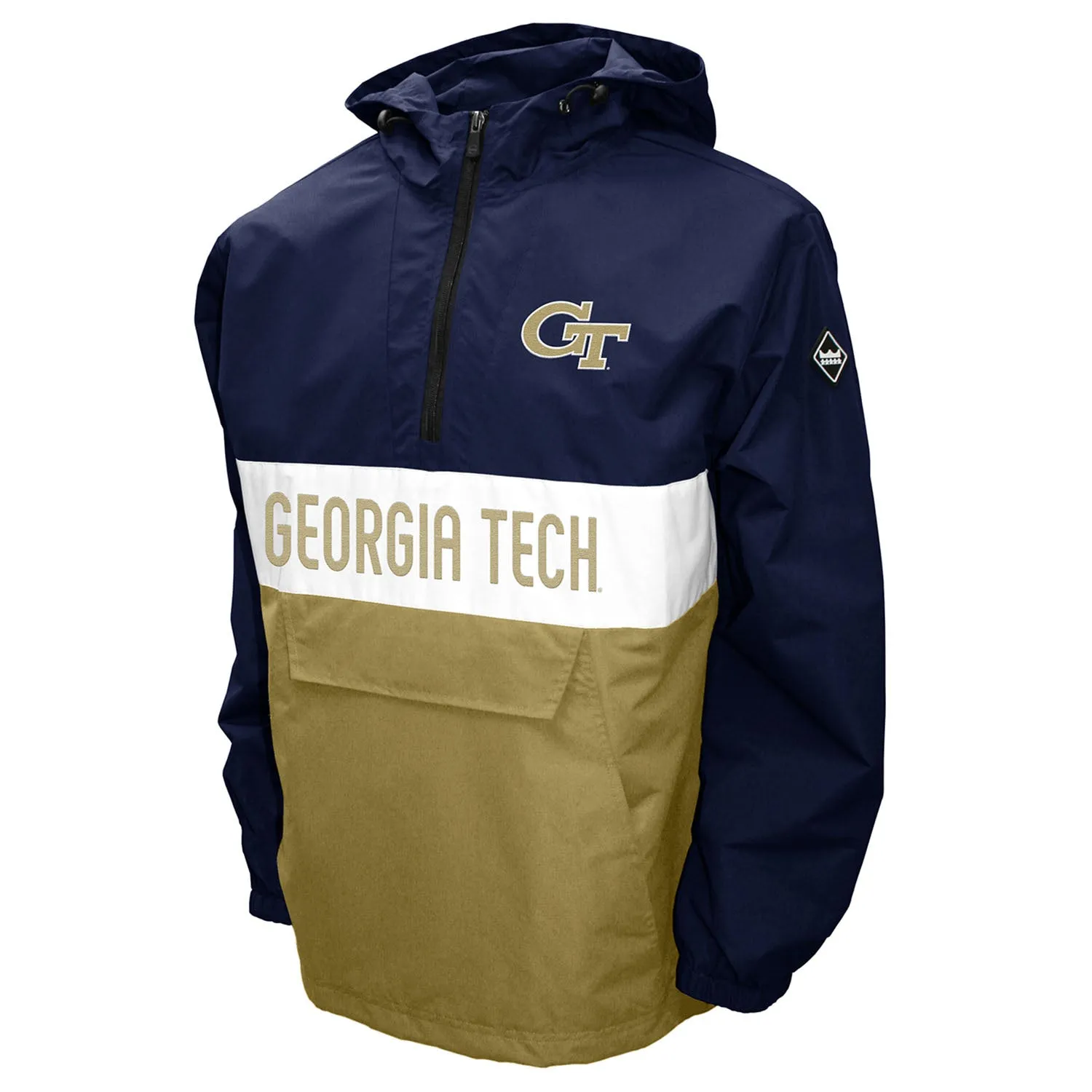 Georgia Tech Yellow Jackets Alpha Anorak 1/2 Zip Jacket