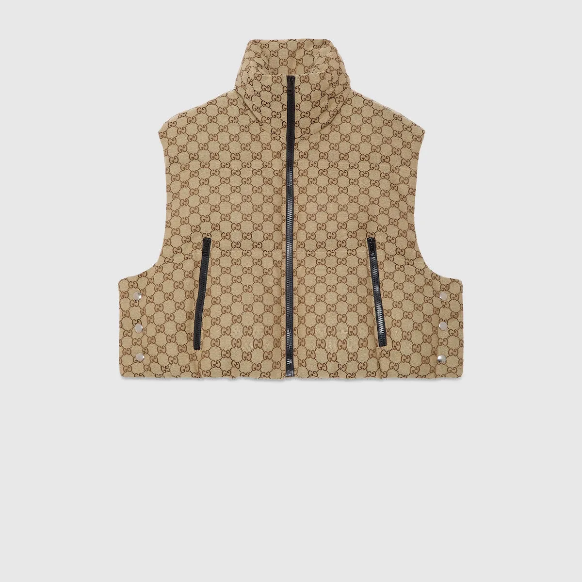 GG canvas padded vest