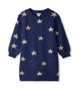 Hatley - Blue Starlight Easy Sweater Dress