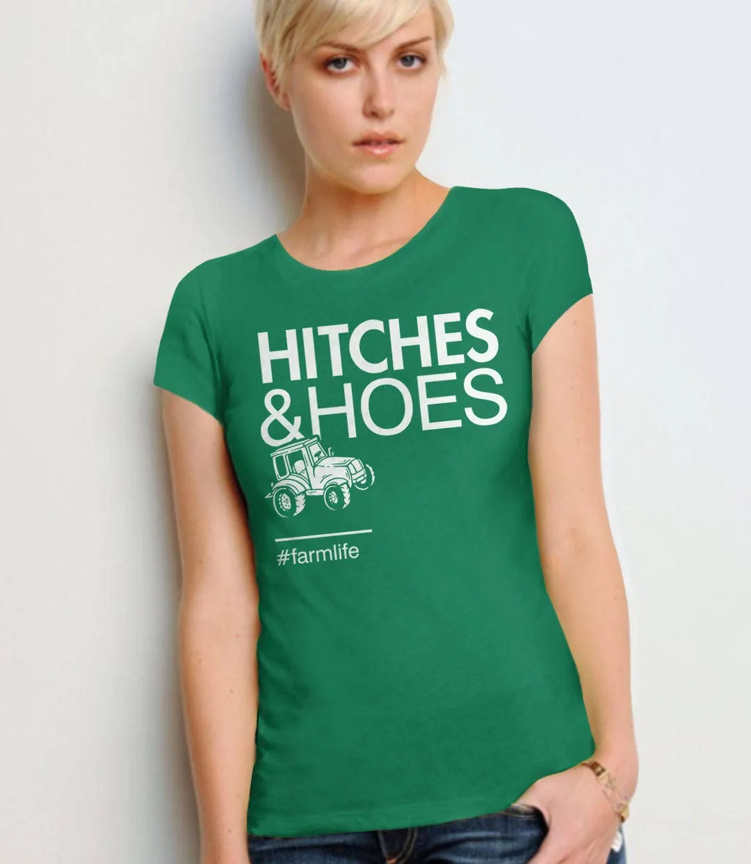 Hitches and Hoes Farm Life T-Shirt