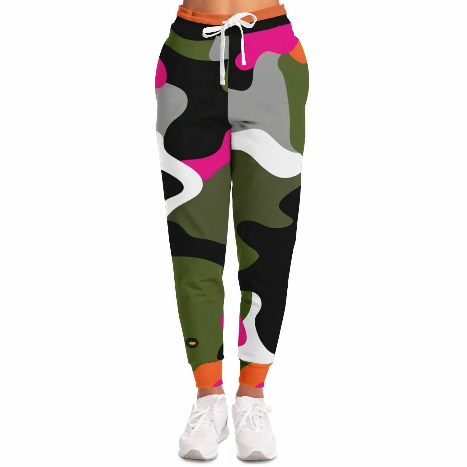 Hot Pink Black Dusk Eco-Poly Camo Unisex Joggers