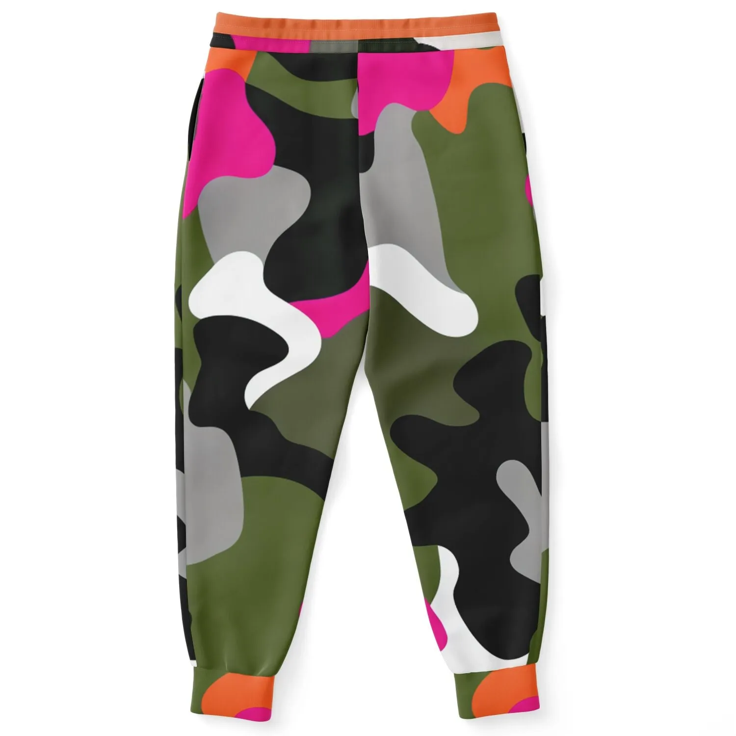 Hot Pink Black Dusk Eco-Poly Camo Unisex Joggers