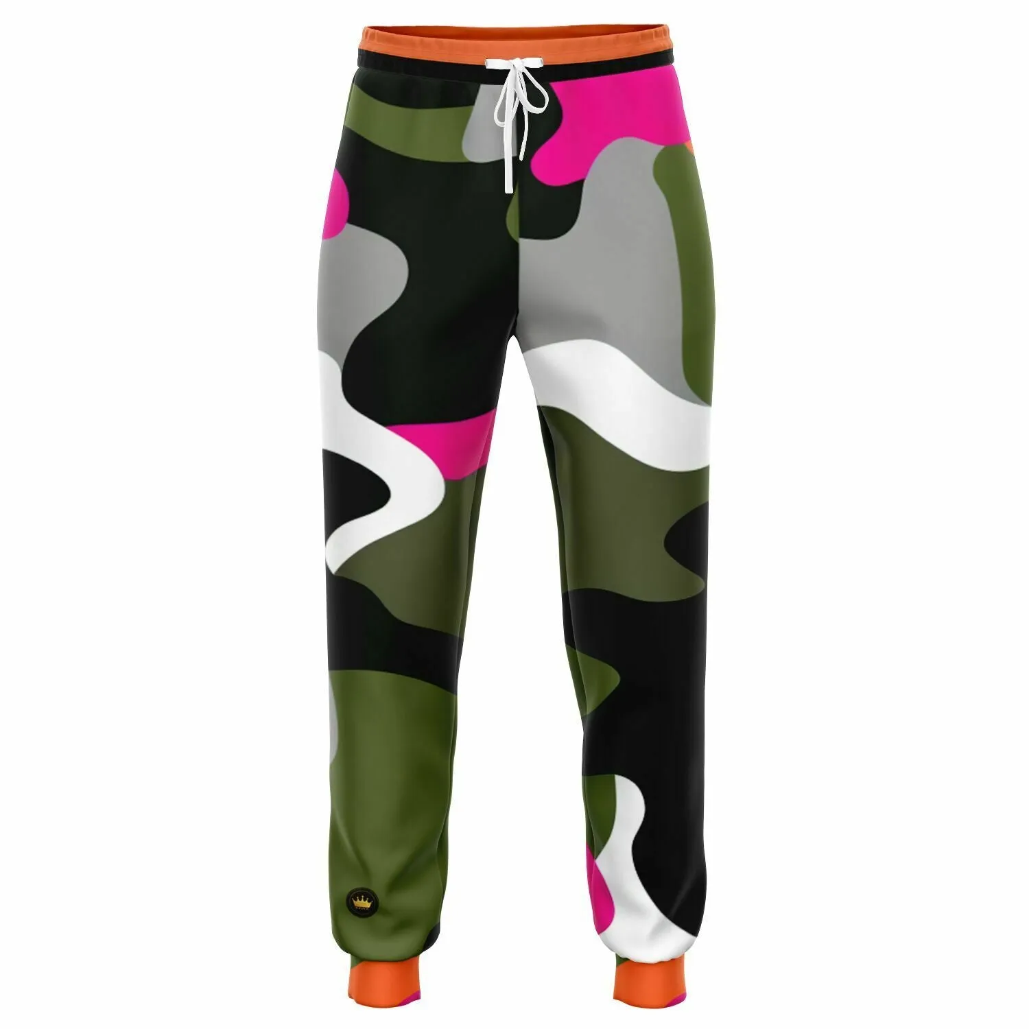 Hot Pink Black Dusk Eco-Poly Camo Unisex Joggers