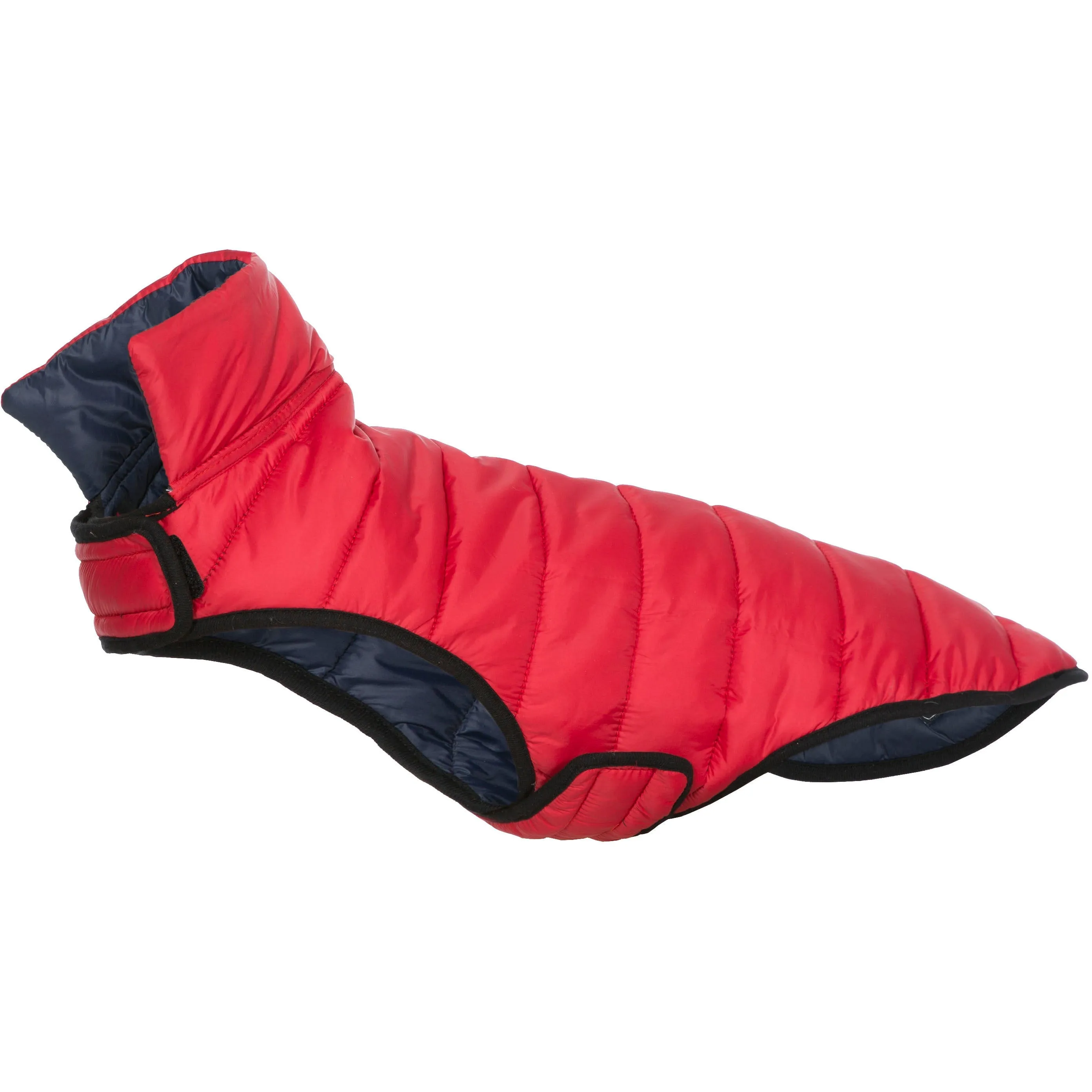 Kimmi Quilted Reversible Packaway Dog Coat - Flint