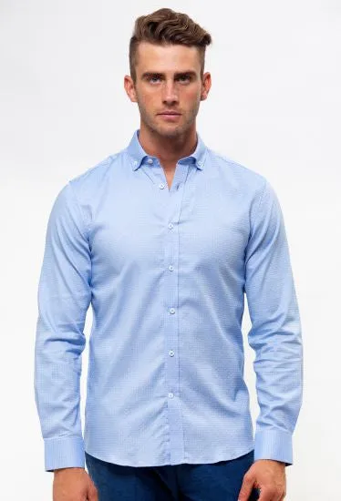 Luxe Tonal Dot Business Shirt