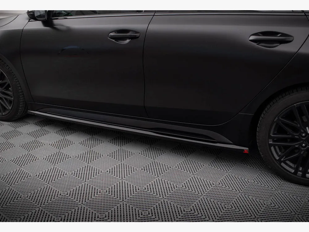 Maxton Design - Side Skirts Diffusers Kia Proceed GT / GT-Line Mk1 Facelift / Ceed GT Mk3 Facelift