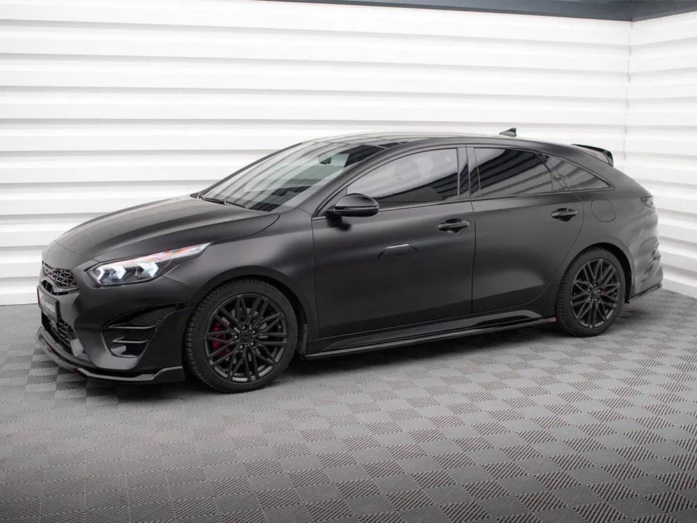 Maxton Design - Side Skirts Diffusers Kia Proceed GT / GT-Line Mk1 Facelift / Ceed GT Mk3 Facelift