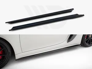 Maxton Design - Side Skirts Diffusers Porsche 718 Cayman GTS 982c