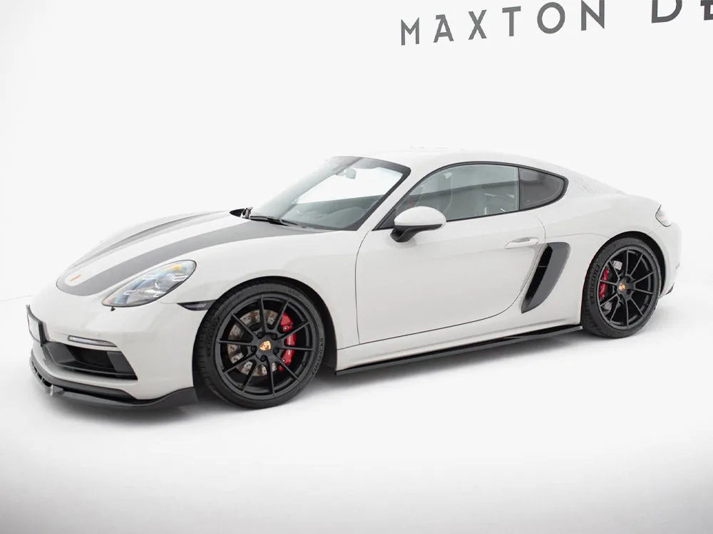 Maxton Design - Side Skirts Diffusers Porsche 718 Cayman GTS 982c