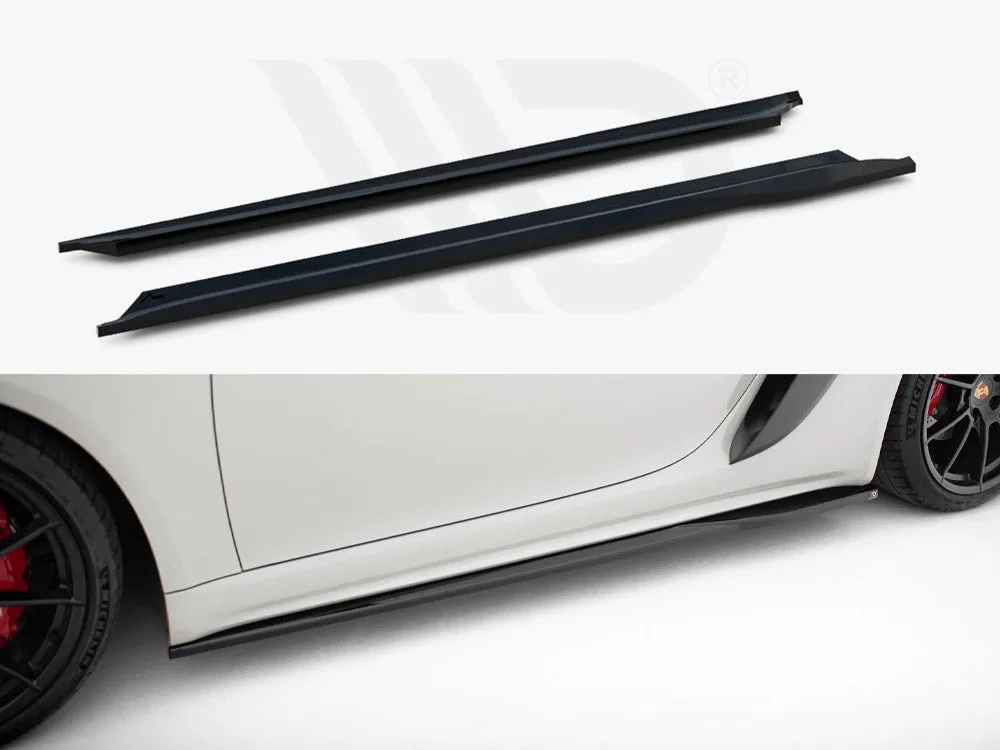 Maxton Design - Side Skirts Diffusers Porsche 718 Cayman GTS 982c