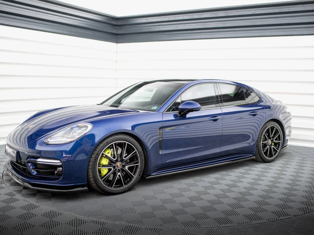 Maxton Design - SIDE SKIRTS DIFFUSERS PORSCHE PANAMERA E-HYBRID 971 FACELIFT