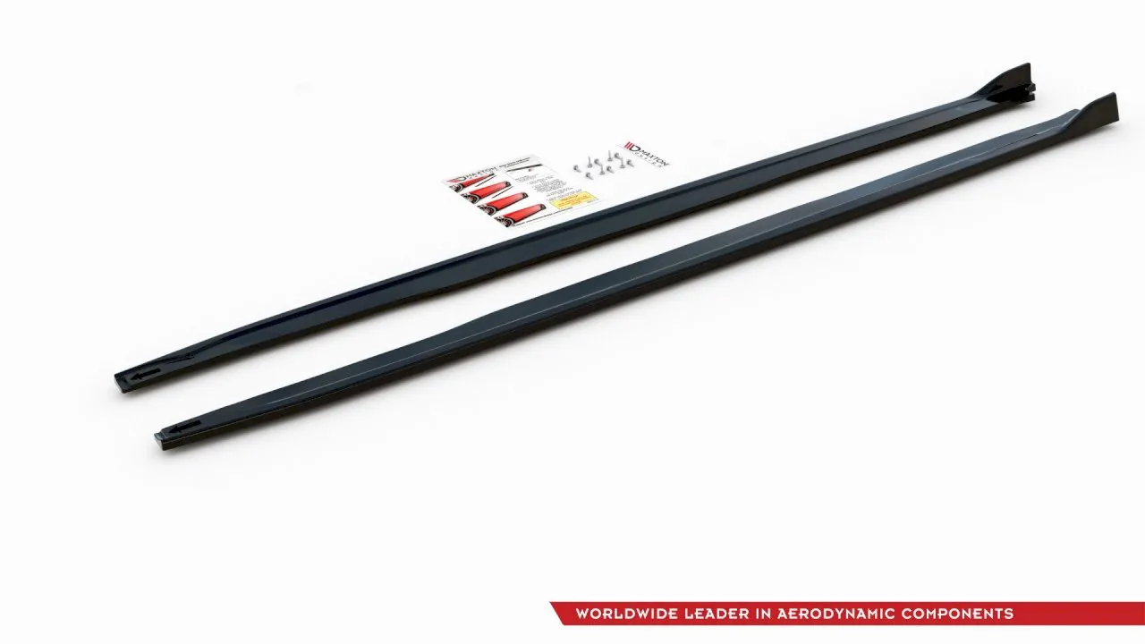 Maxton Design - SIDE SKIRTS DIFFUSERS TOYOTA COROLLA MK12 TOURING SPORTS (2019-2023)