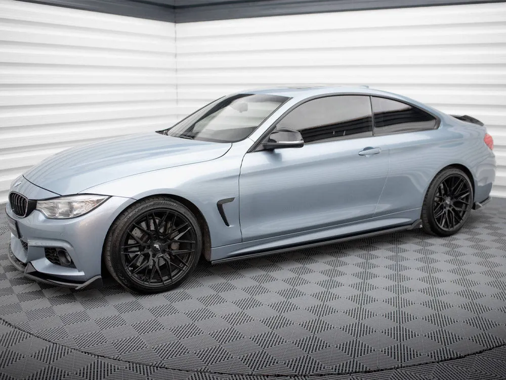 Maxton Design - SIDE SKIRTS DIFFUSERS V.2 BMW 4 COUPE / GRAN COUPE / CABRIO M-PACK F32 / F36 / F33