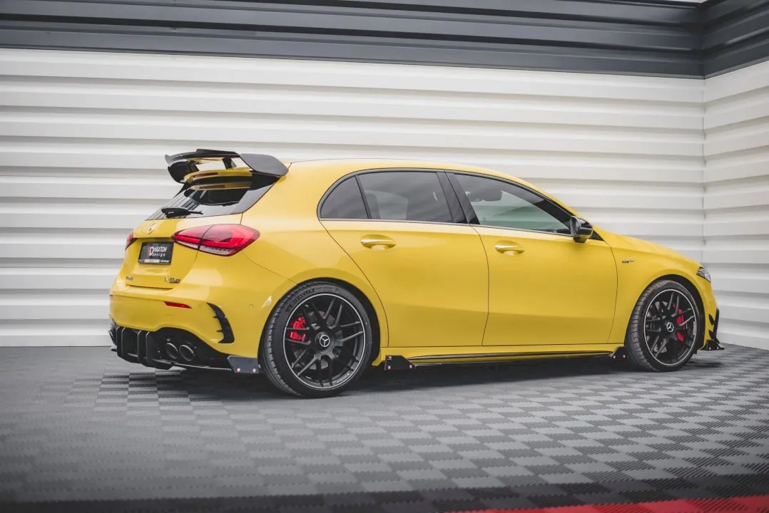 Maxton Design - SIDE SKIRTS DIFFUSERS V.2   FLAPS MERCEDES AMG A45 S