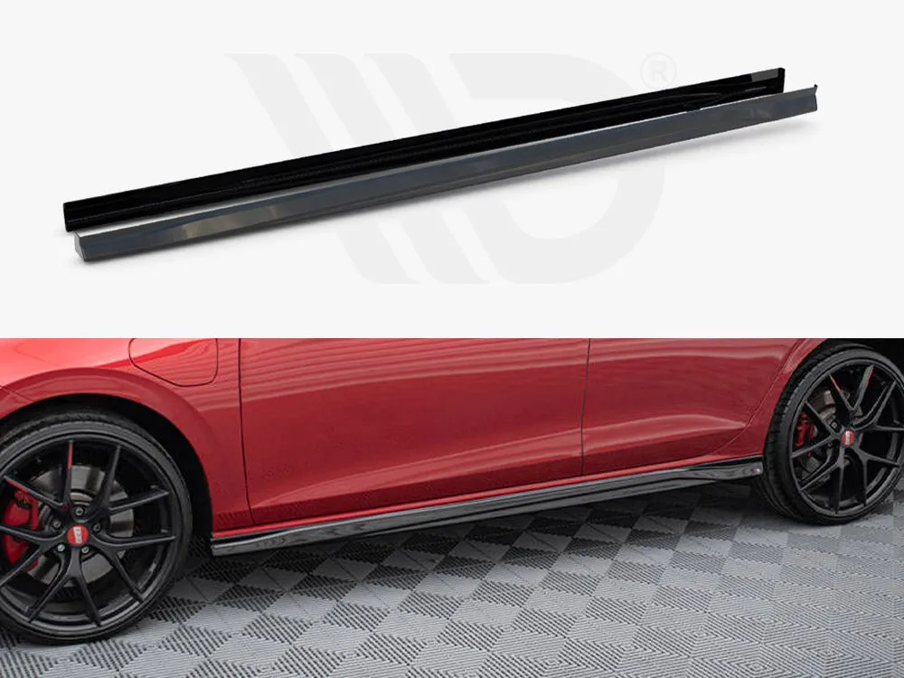 Maxton Design - SIDE SKIRTS DIFFUSERS V.3 VOLKSWAGEN GOLF GTI / GTE / GTI CLUBSPORT / R-LINE MK8