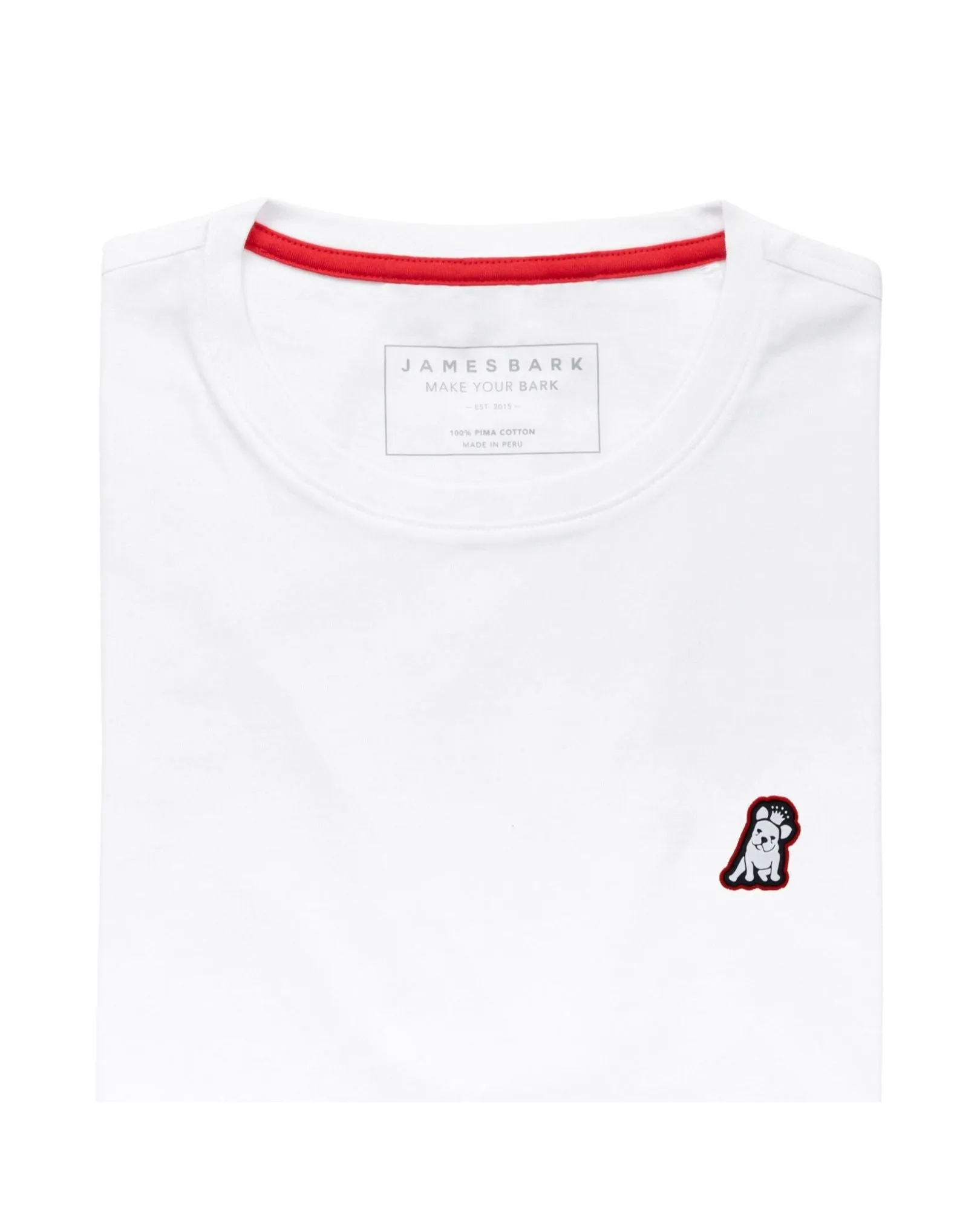 Mens Crew Neck Jersey T-shirt - White S01