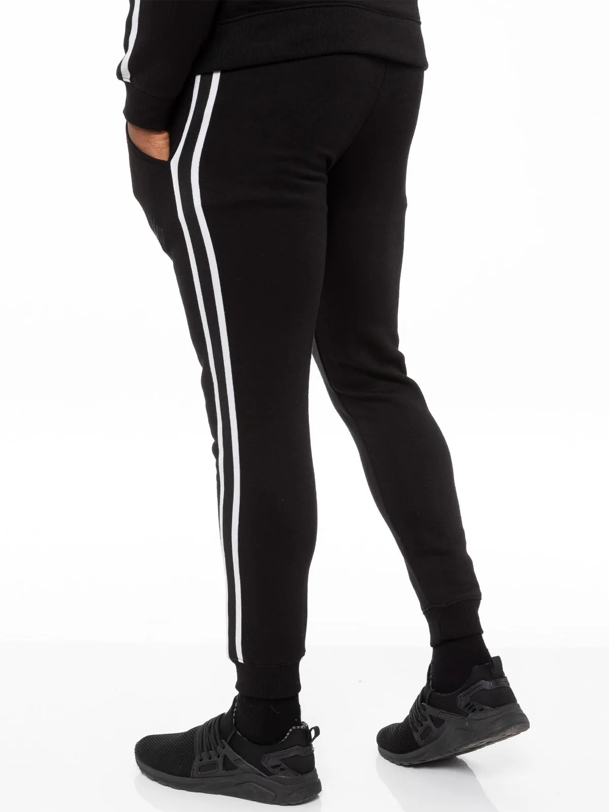 Mens Striped Tracksuit Joggers | Enzo Designer Menswear