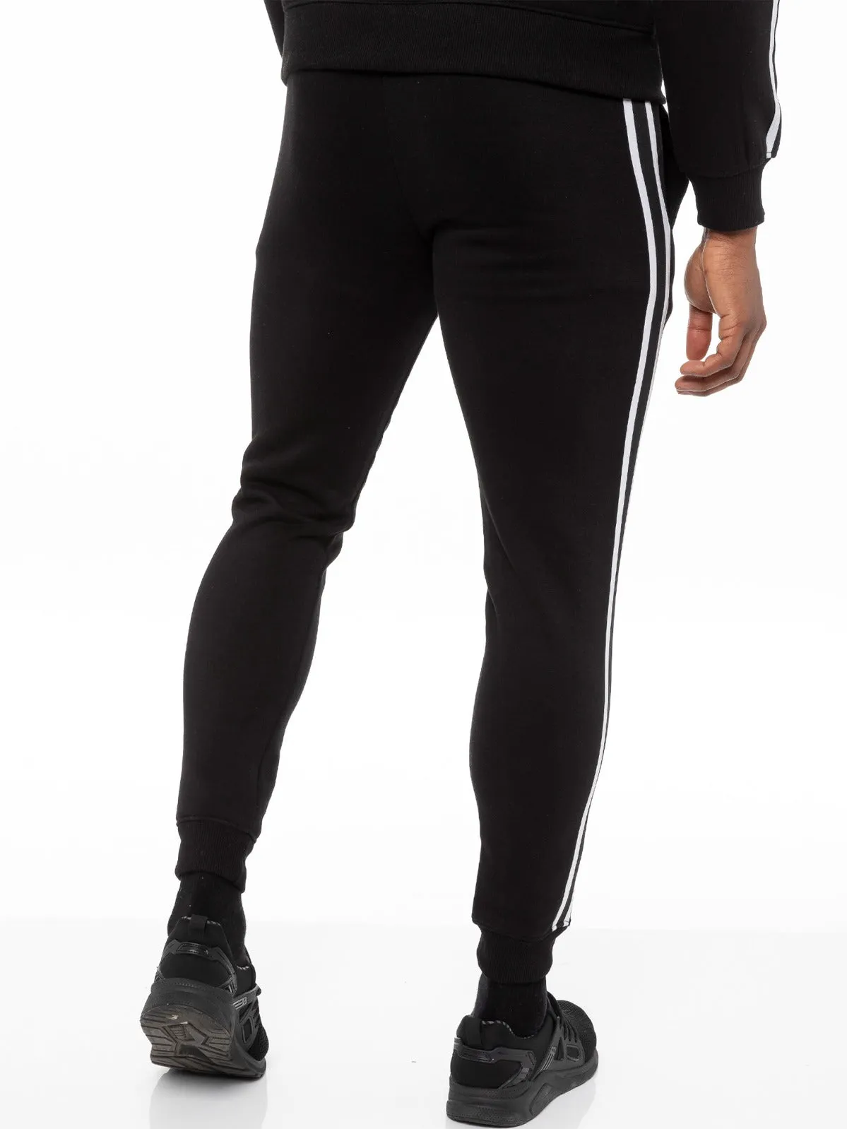 Mens Striped Tracksuit Joggers | Enzo Designer Menswear