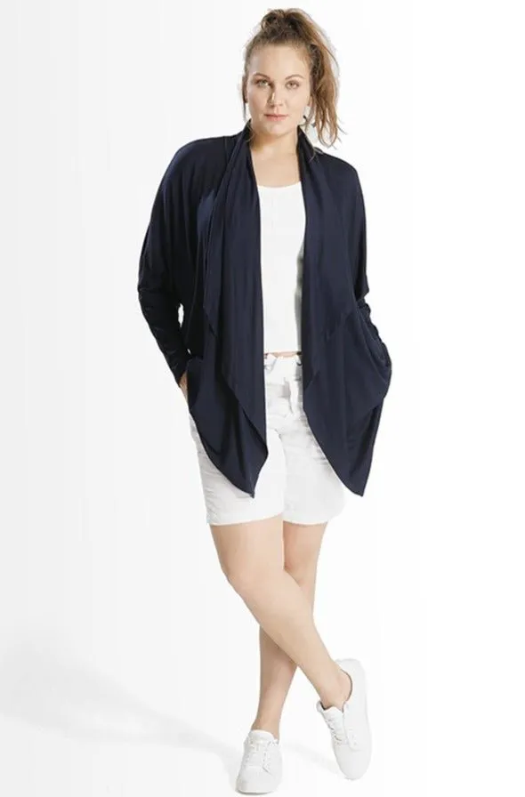 Milly Drapey Wrap Cardigan