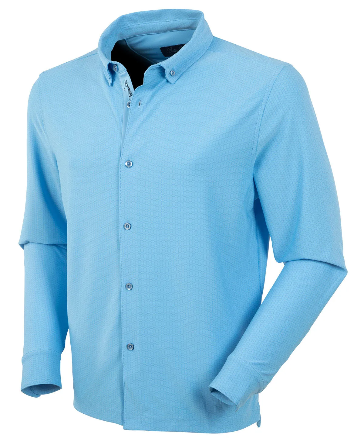 Performance Jersey Balata Button-Down Long-Sleeve Sport Shirt