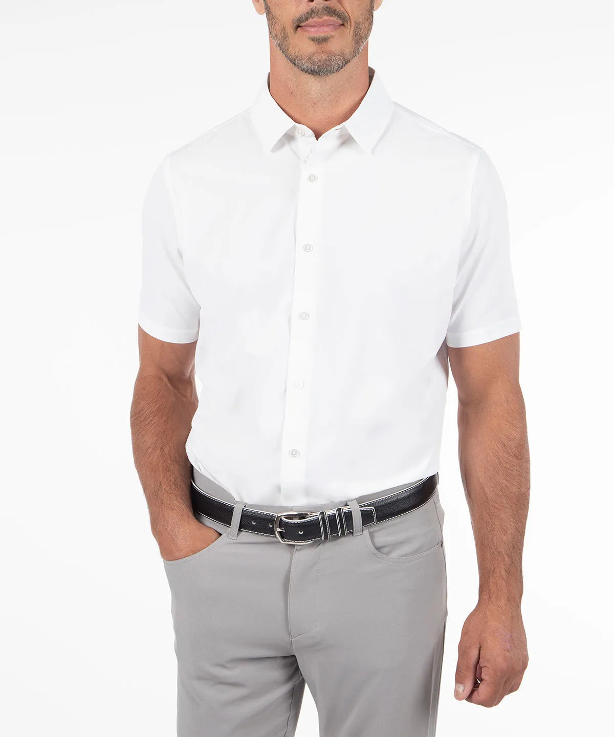 Performance Short Sleeve Poplin Shirt