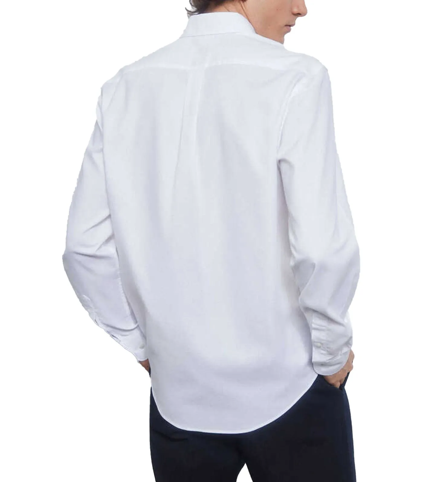 Plain Non Iron Oxford Shirt White