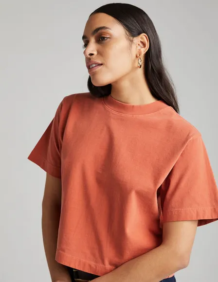 Richer Poorer Relaxed Crop Tee (10 Colours)