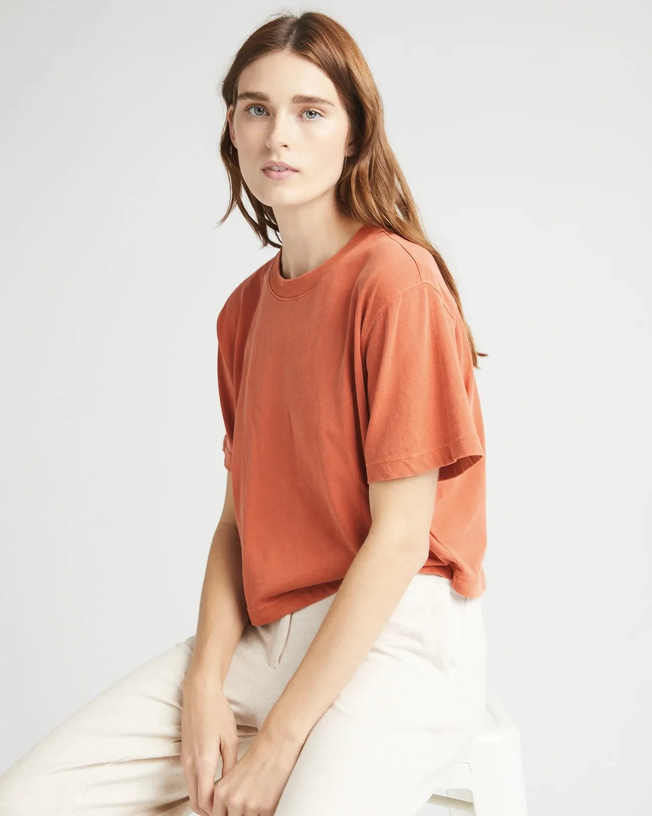 Richer Poorer Relaxed Crop Tee (10 Colours)