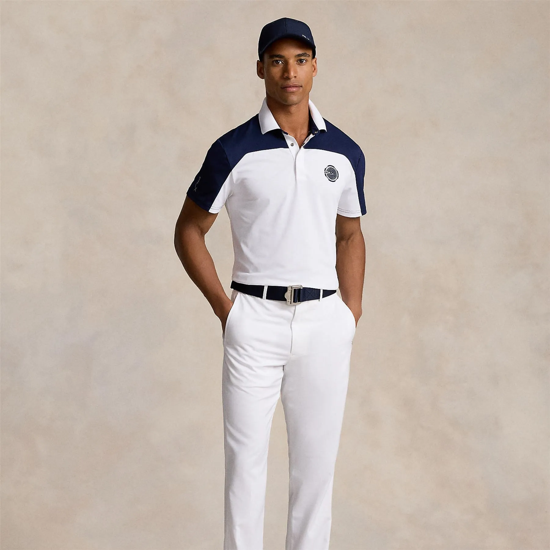 RLX Tailored Fit Airtech Pique Polo Ceramic White - AW24